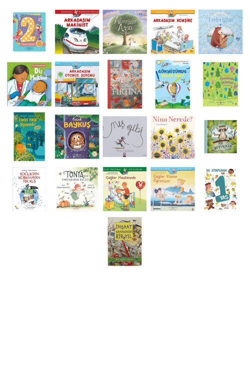2 Yaş İçin Öyküler + 20 Kitap (Set)