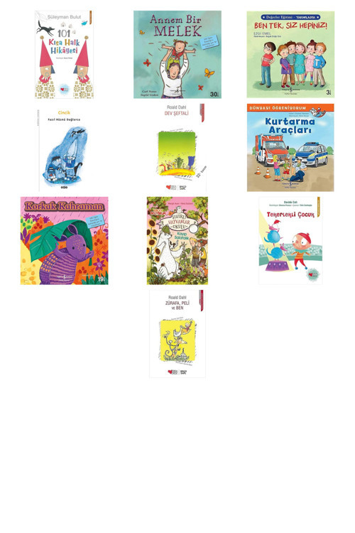 101 Kısa Halk Hikayesi + 9 Kitap (Set)
