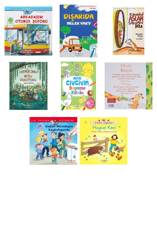 Dünyayı Öğreniyorum - Arkadaşım Otobüs Şoförü + 7 Kitap (Set)