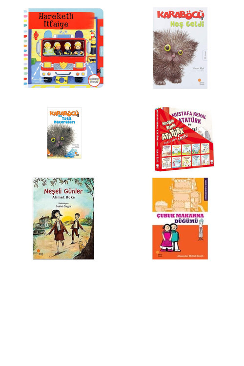 Hareketli İtfaiye + 5 Kitap (Set)