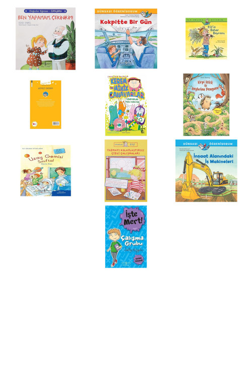 Ben Yapamam, Çekinirim!: Değerler Eğitimi – Özgüven + 9 Kitap (Set)