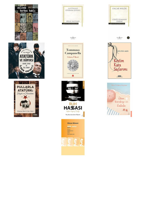 Aslında Herkes Haklı + 9 Kitap Daha (Set)