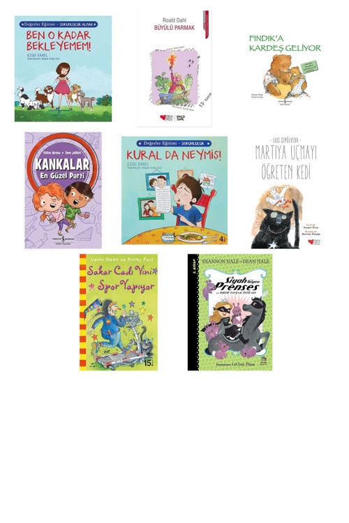Ben O Kadar Bekleyemem! - Değerler Eğitimi-Sorumluluk Almak + 7 Kitap (Set)