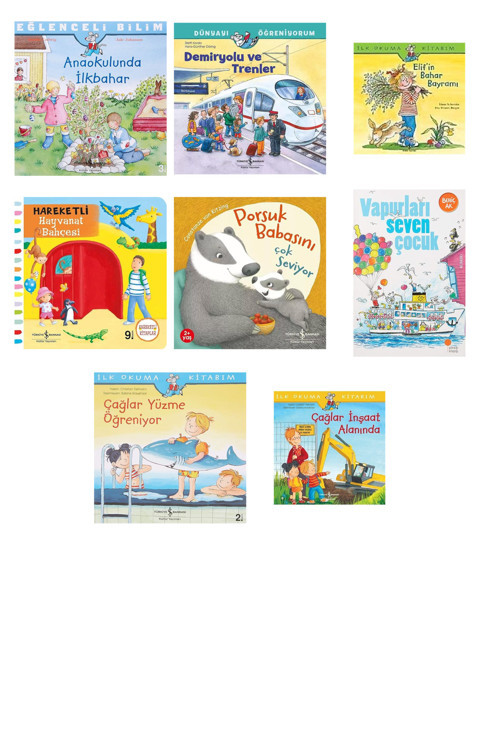 Anaokulunda İlkbahar - Eğlenceli Bilim + 7 Kitap (Set)