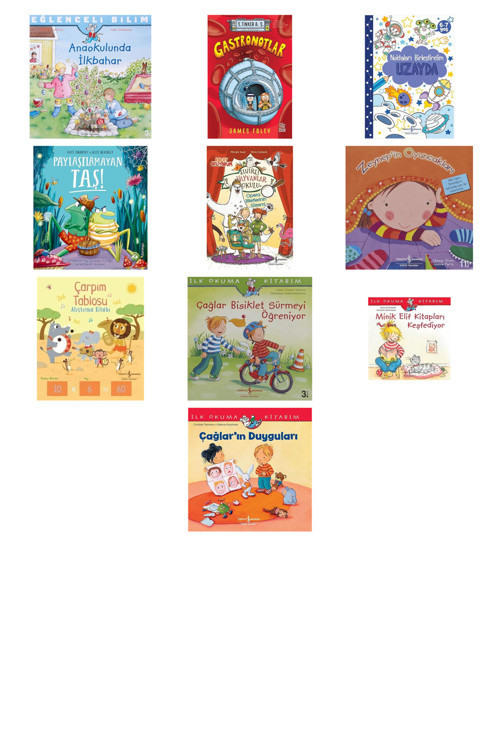 Anaokulunda İlkbahar - Eğlenceli Bilim + 9 Kitap (Set)