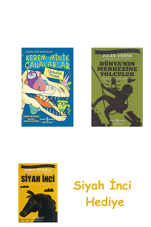 Kerem İle Minik Canavarlar - Canavarlar Müzede + Dünyanın Merkezine Yolculuk + Siyah İnci Hediye
