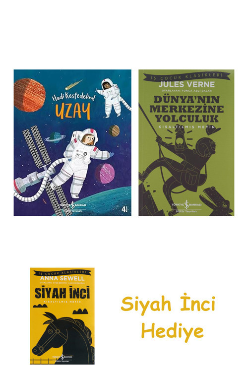 Uzay - Hadi Keşfedelim! + Dünyanın Merkezine Yolculuk + Siyah İnci Hediye
