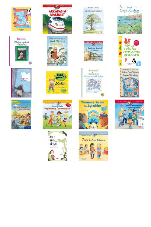 3 Yaş İçin Öyküler + 17 Kitap (Set)