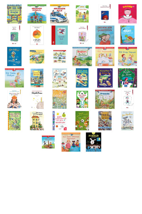 555 Eğlenceli Çıkartma - Araçlar + 38 Kitap (Set)