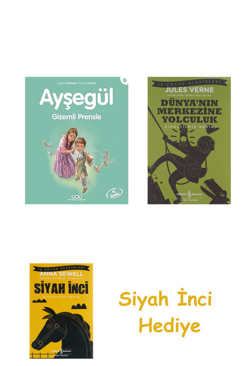 Ayşegül - Gizemli Prensle + Dünyanın Merkezine Yolculuk + Siyah İnci Hediye