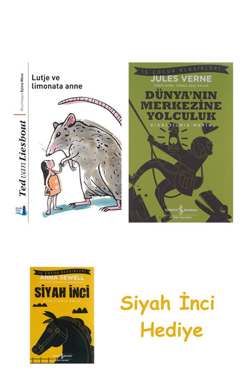 Lutje Ve Limonata Anne + Dünyanın Merkezine Yolculuk + Siyah İnci Hediye