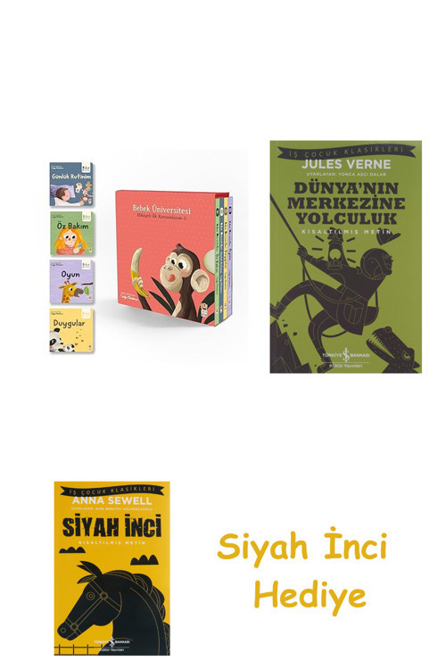 Bebek Üniversitesi 3 / Hikayeli İlk Kavramlarım S + Dünyanın Merkezine Yolculuk + Siyah İnci Hediye