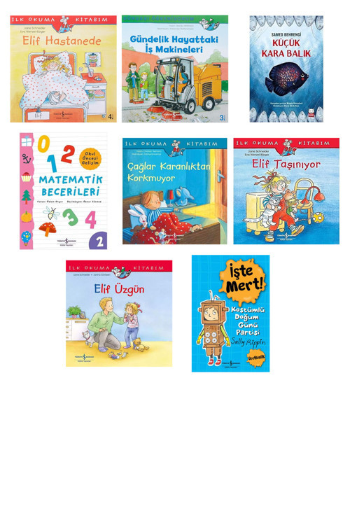 Elif Hastanede: İlk Okuma Kitabım + 7 Kitap (Set)