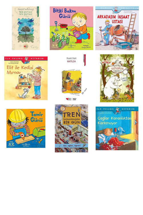 Bir Şeftali Bin Şeftali + 8 Kitap (Set)