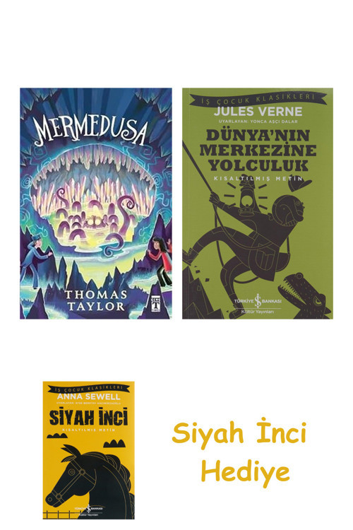 Mermedusa + Dünyanın Merkezine Yolculuk + Siyah İnci Hediye