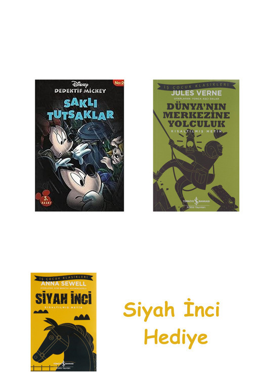 Saklı Tutsaklar + Dünyanın Merkezine Yolculuk + Siyah İnci Hediye