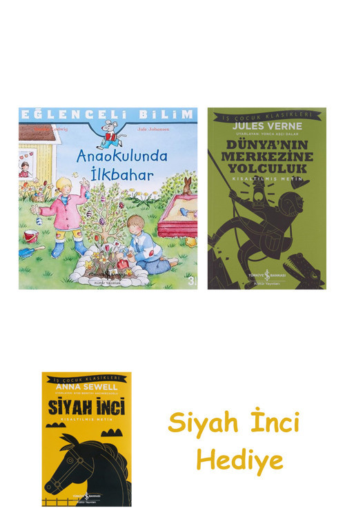 Anaokulunda İlkbahar - Eğlenceli Bilim + Dünyanın Merkezine Yolculuk + Siyah İnci Hediye