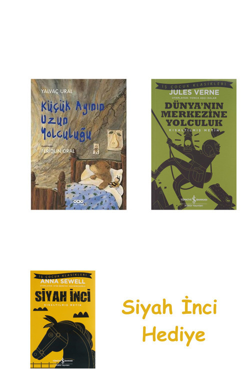 Küçük Ayının Uzun Yolculuğu + Dünyanın Merkezine Yolculuk + Siyah İnci Hediye