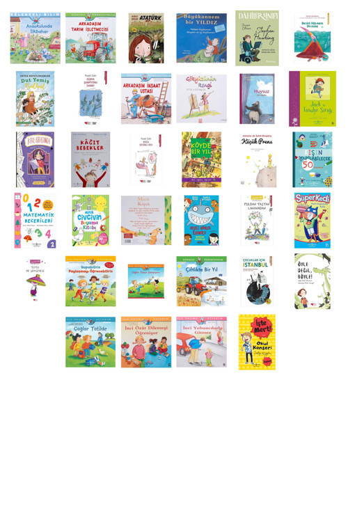 Anaokulunda İlkbahar - Eğlenceli Bilim + 33 Kitap (Set)