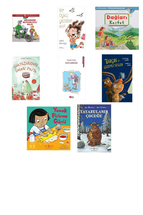 Arkadaşım Motosikletli Polis: Dünyayı Öğreniyorum + 7 Kitap (Set)