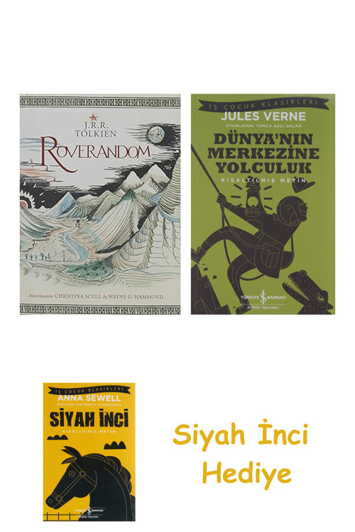 Roverandom (Özel Ciltli Baskı) + Dünyanın Merkezine Yolculuk + Siyah İnci Hediye