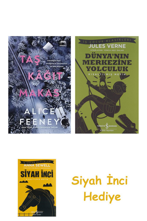 Taş Kağıt Makas + Dünyanın Merkezine Yolculuk + Siyah İnci Hediye