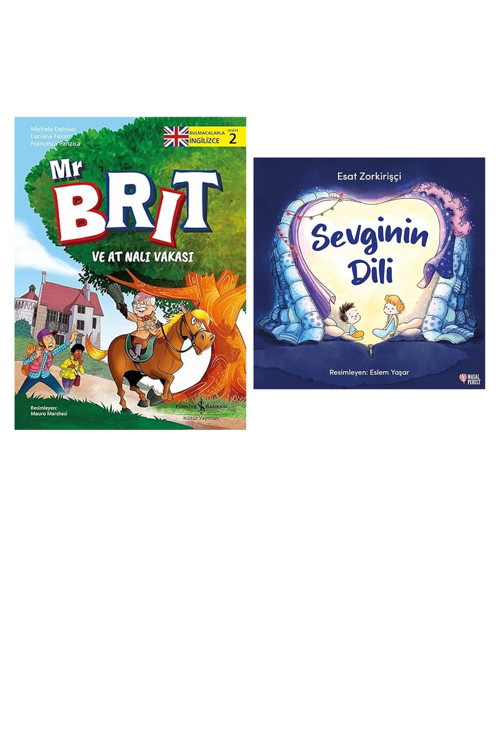 Mr Brit Ve At Nalı Vakası - Bulmacalarla İngilizce 2... +1 Çocuk Kitabı