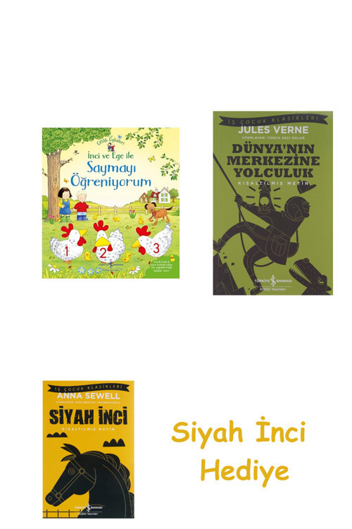 Çiftlik Öyk.-İnci Ve Ege İle Saymayı Öğreniyorum + Dünyanın Merkezine Yolculuk + Siyah İnci Hediye