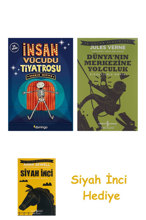 İnsan Vücudu Tiyatrosu + Dünyanın Merkezine Yolculuk + Siyah İnci Hediye