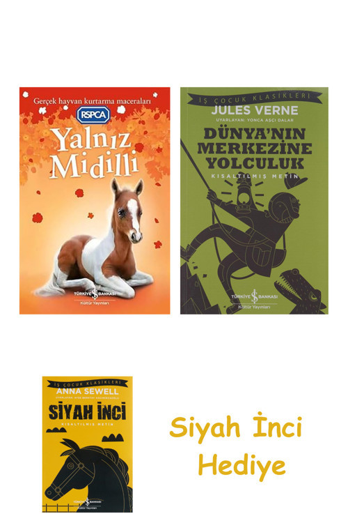Yalnız Midilli + Dünyanın Merkezine Yolculuk + Siyah İnci Hediye