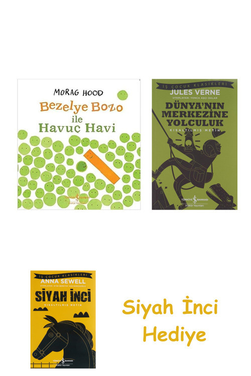 Bezelye Bozo İle Havuç Havi + Dünyanın Merkezine Yolculuk + Siyah İnci Hediye
