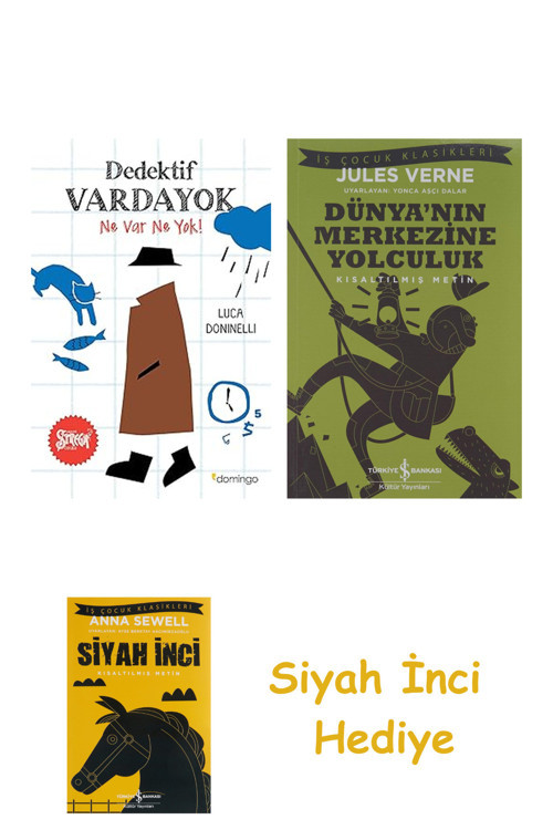 Dedektif Vardayok Ne Var Ne Yok! + Dünyanın Merkezine Yolculuk + Siyah İnci Hediye