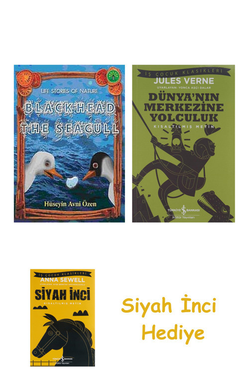Black Head The Seagul: Life Stories Of Nature + Dünyanın Merkezine Yolculuk + Siyah İnci Hediye
