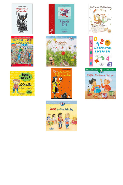 Başparmak Çocuklar + 9 Kitap (Set)