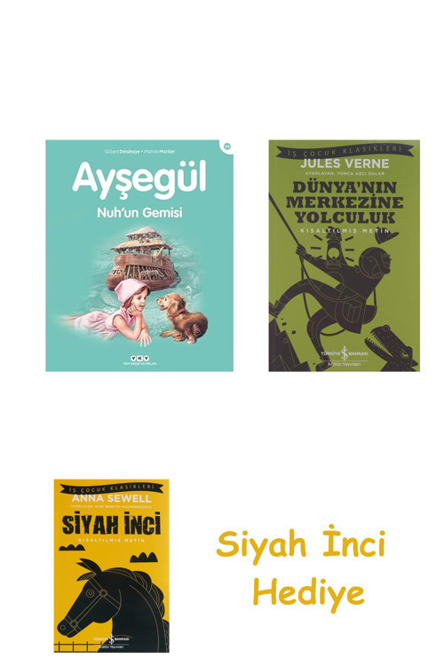 Ayşegül - Nuh'Un Gemisi + Dünyanın Merkezine Yolculuk + Siyah İnci Hediye