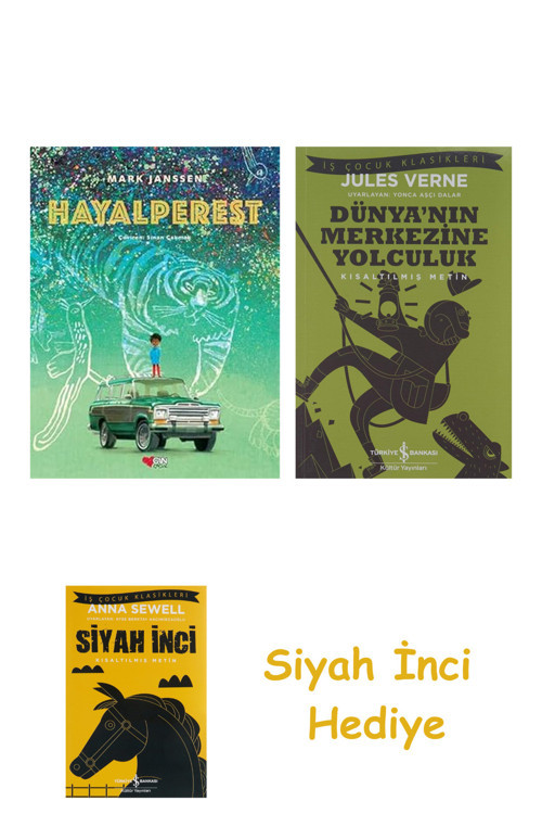 Hayalperest + Dünyanın Merkezine Yolculuk + Siyah İnci Hediye