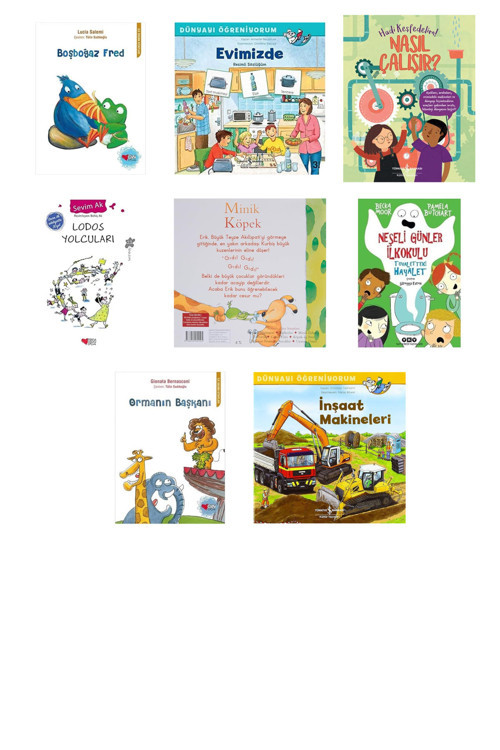 Boşboğaz Fred + 7 Kitap (Set)