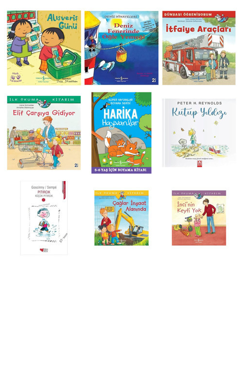 Alışveriş Günü + 8 Kitap (Set)
