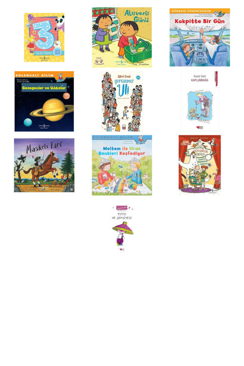 3 Yaş İçin Öyküler + 9 Kitap (Set)