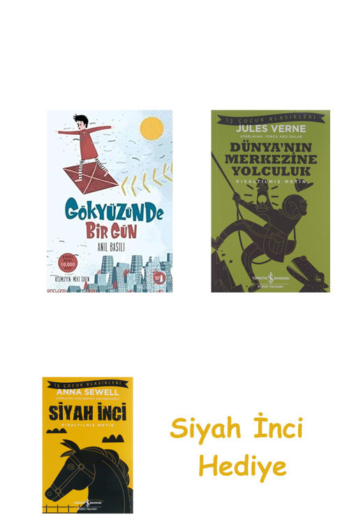 Gökyüzünde Bir Gün + Dünyanın Merkezine Yolculuk + Siyah İnci Hediye