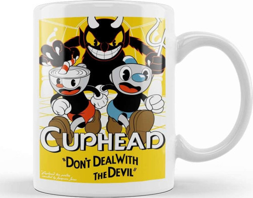 Cuphead 01 Kupa Bardak Porselen