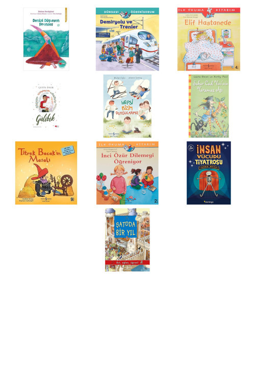 Denizi Düşleyen Prenses + 9 Kitap (Set)