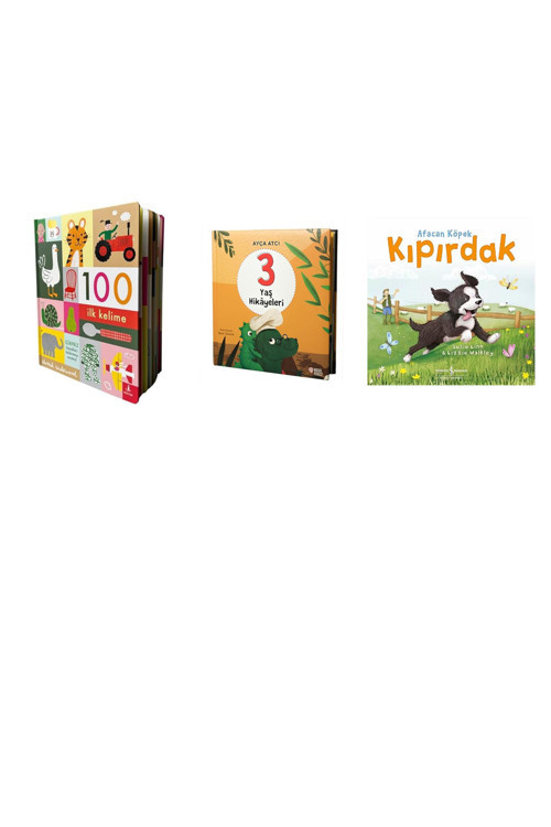 100 İlk Kelime (Ciltli)... +2 Çocuk Kitabı