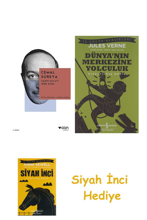 Cemal Süreya - Şairin Hayatı Şiire Dahil + Dünyanın Merkezine Yolculuk + Siyah İnci Hediye
