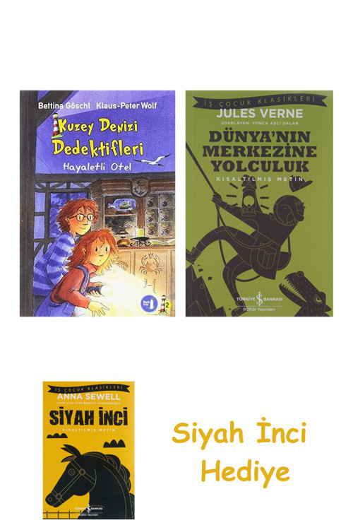 Kuzey Denizi Dedektifleri 2 - Hayaletli Otel + Dünyanın Merkezine Yolculuk + Siyah İnci Hediye