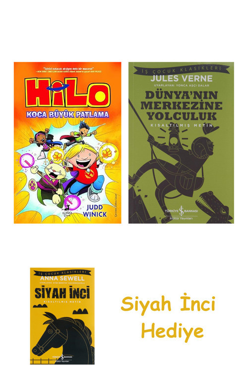 Hilo 3 - Koca Büyük Patlama + Dünyanın Merkezine Yolculuk + Siyah İnci Hediye