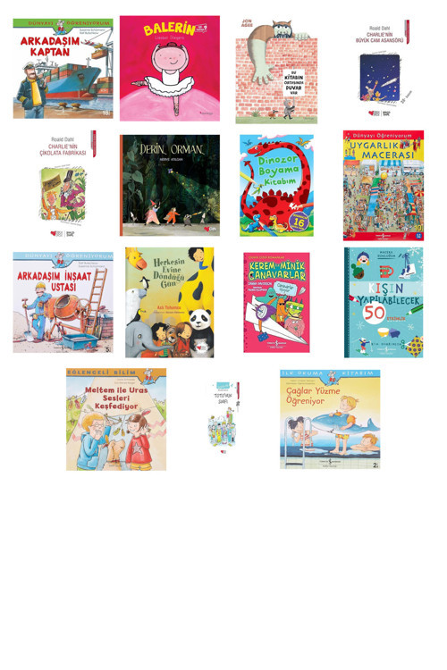 Arkadaşım Kaptan + 14 Kitap (Set)