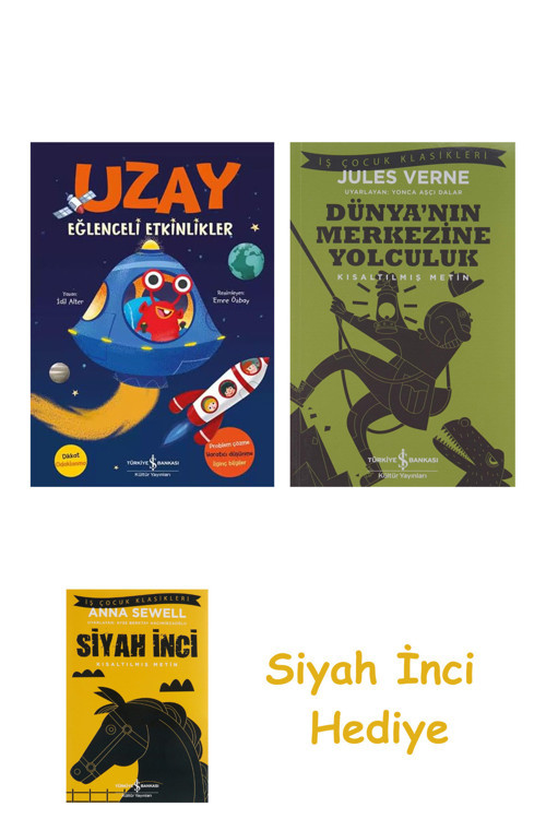 Uzay - Eğlenceli Etkinlikler + Dünyanın Merkezine Yolculuk + Siyah İnci Hediye