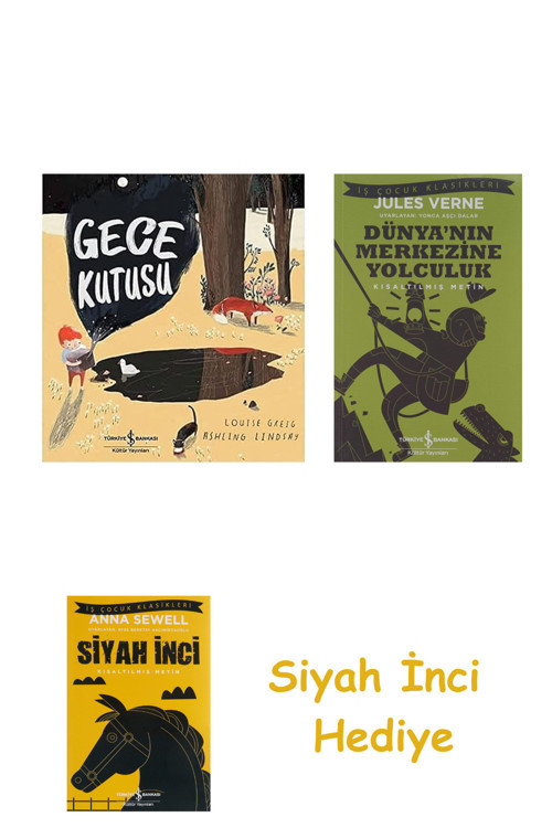Gece Kutusu + Dünyanın Merkezine Yolculuk + Siyah İnci Hediye