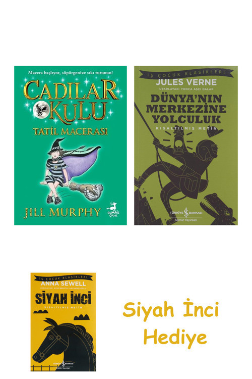 Cadılar Okulu 4 - Tatil Macerası + Dünyanın Merkezine Yolculuk + Siyah İnci Hediye